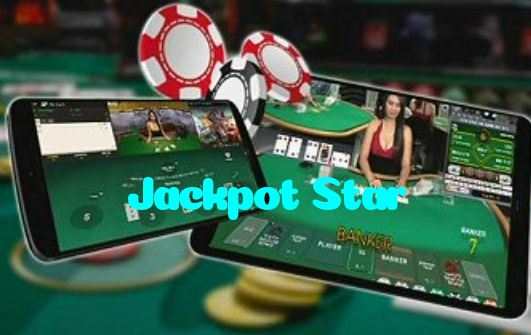 Jackpot Star casino presented on mobile device in Pakistan with slots and live games
